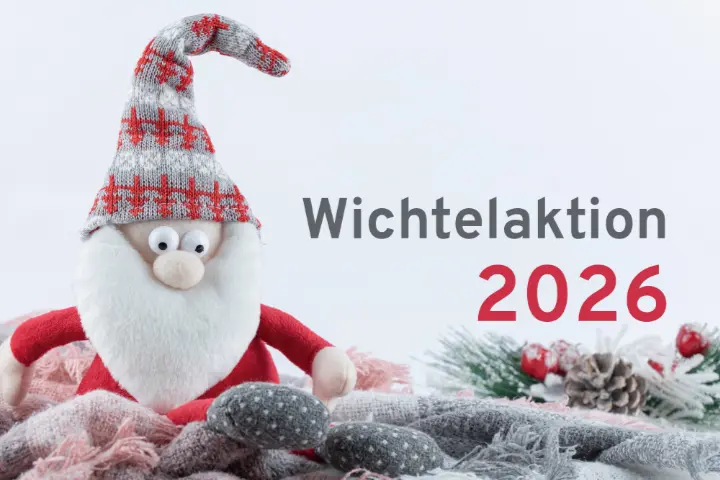 Gemeinsames Wichteln der Produktionsschulen